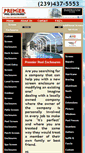 Mobile Screenshot of premierpoolenclosures.com